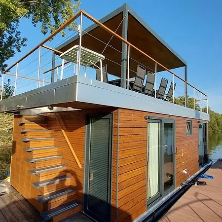 Hausboot-wiesbaden-riverboat-rhein-main Ferienloft * Wiesbaden